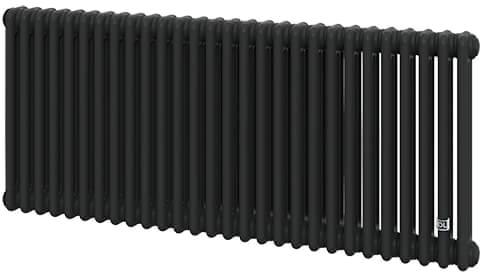 Трубчатый радиатор Delonghi Multicolumn H=570 (межосевая 500 мм) 3-28 (секций) конф.0 (боковое 1/2") Δt50=1624 W RAL9005МATT (0Q1030570280000RAL9005М) в интернет-магазине, главное фото