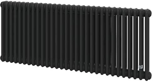 Трубчастий радіатор Delonghi Multicolumn H=570 (міжосьова 500 мм) 3-30 (секцій) конф.0 (бокове 1/2") Δt50=1740 W RAL9005МATT (0Q1030570300000RAL9005М) в інтернет-магазині, головне фото