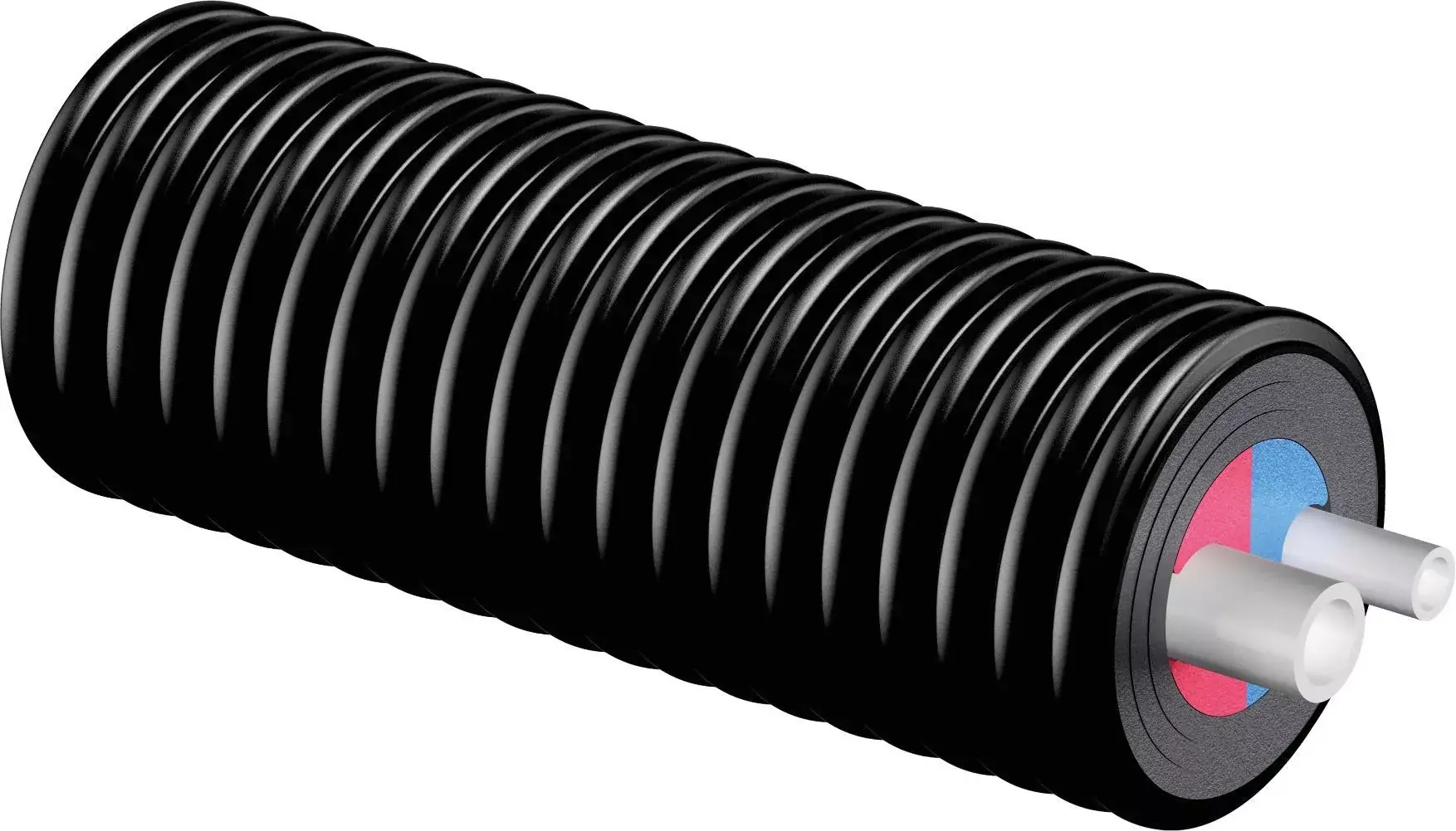 Попередньоізольована труба Uponor Ecoflex Aqua Twin PN10 Ø32x4,4 мм + Ø25x3,5 мм/175 мм (1018140)