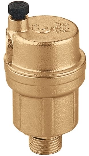 Воздухоотводчик автоматический вертикальный Caleffi Robocal Ø1/2" Н 115°C 10 bar (502640)