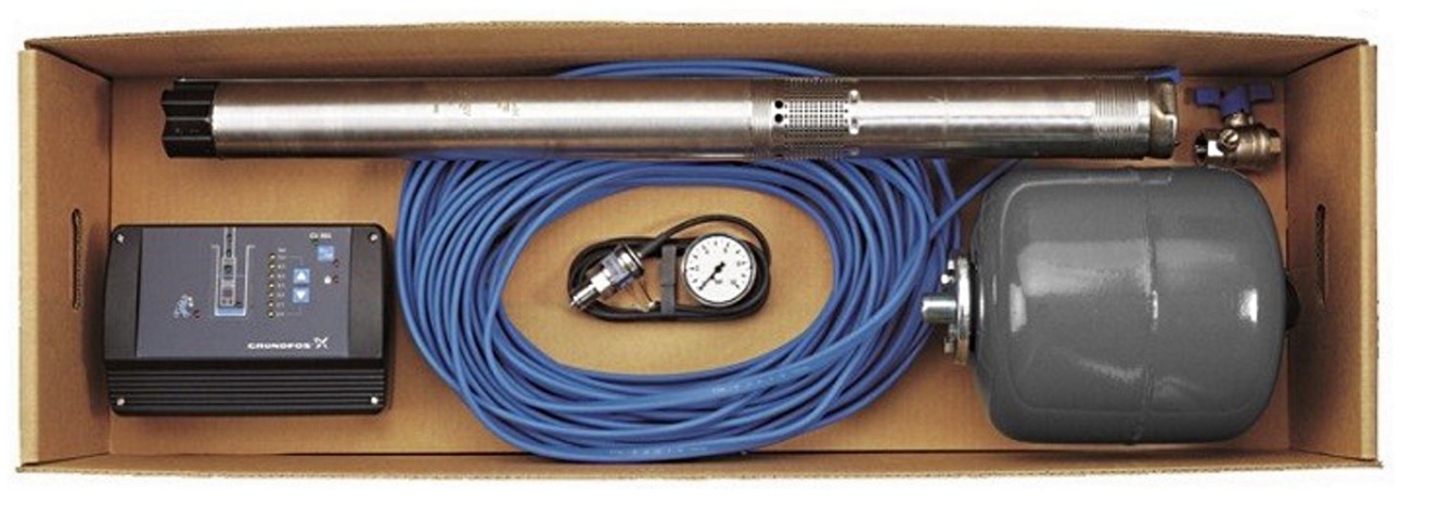 Скважинный насос Grundfos SQE 2-70 комплект + 60 м кабеля (96160961) цена 106396 грн - фотография 2