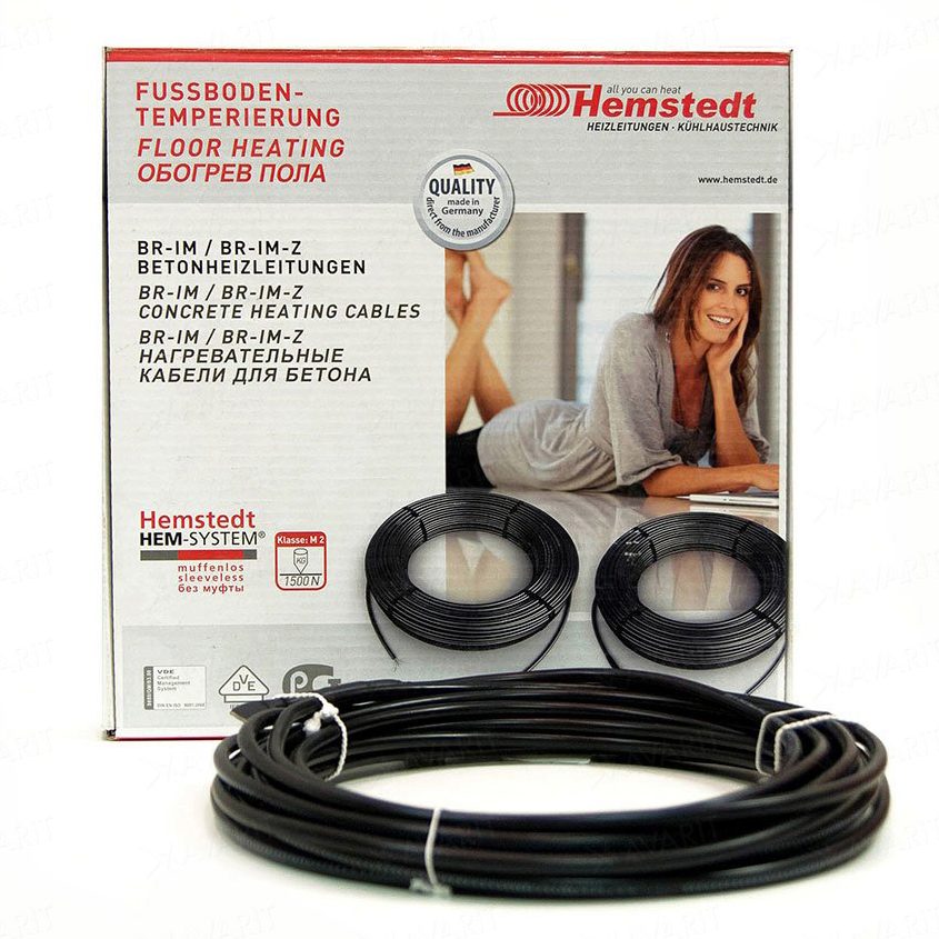Одножильный нагревательный кабель Hemstedt BR-IM-Z 300 W