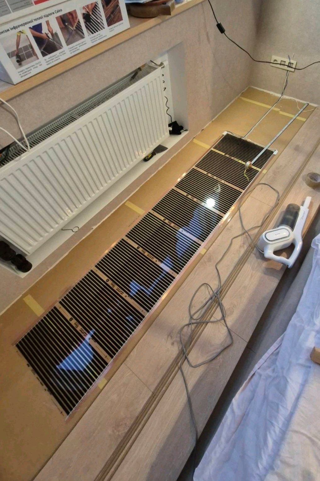 Фото №2 від покупця Гнедой Николай до товару Електрична тепла підлога