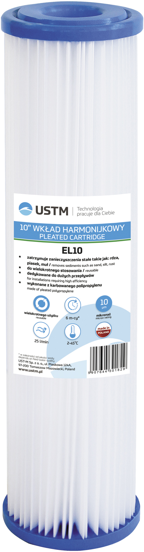 Картридж для фильтра USTM EL10M в интернет-магазине, главное фото