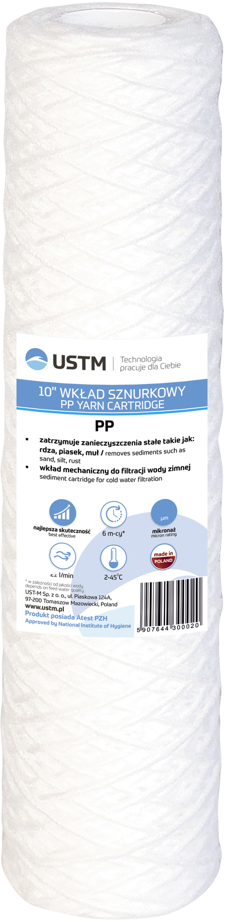 Картридж для фильтра USTM PP20 в интернет-магазине, главное фото