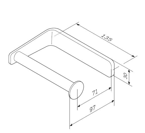 AM.PM Inspire 2.0 A50A34100 Габаритные размеры