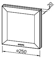 Helios ELS EC 100/60 N Габаритные размеры