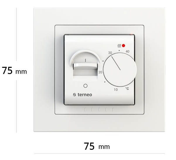 Terneo MEX Unic сл.к. Габаритные размеры