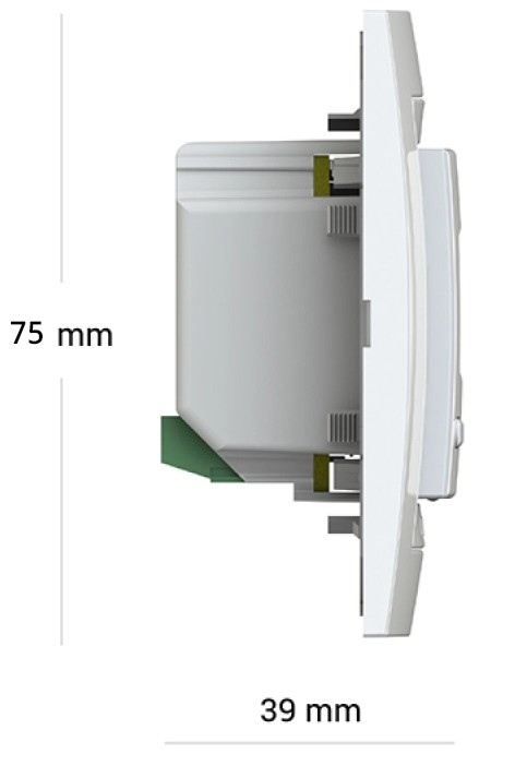 Terneo VT Unic сл.к. Габаритні розміри