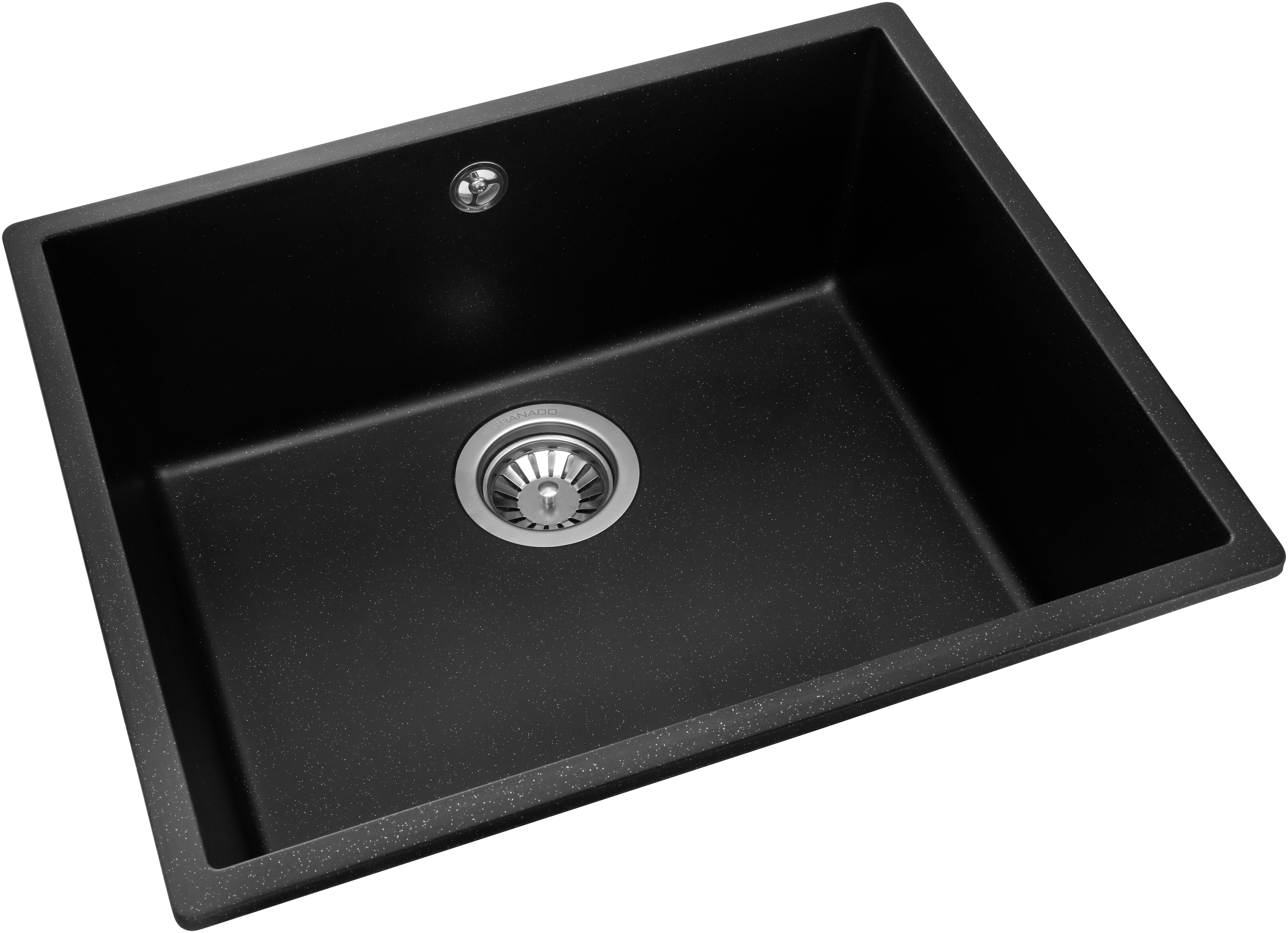 Кухонна мийка Granado Under top Max Black shine ціна 4590 грн - фотографія 2