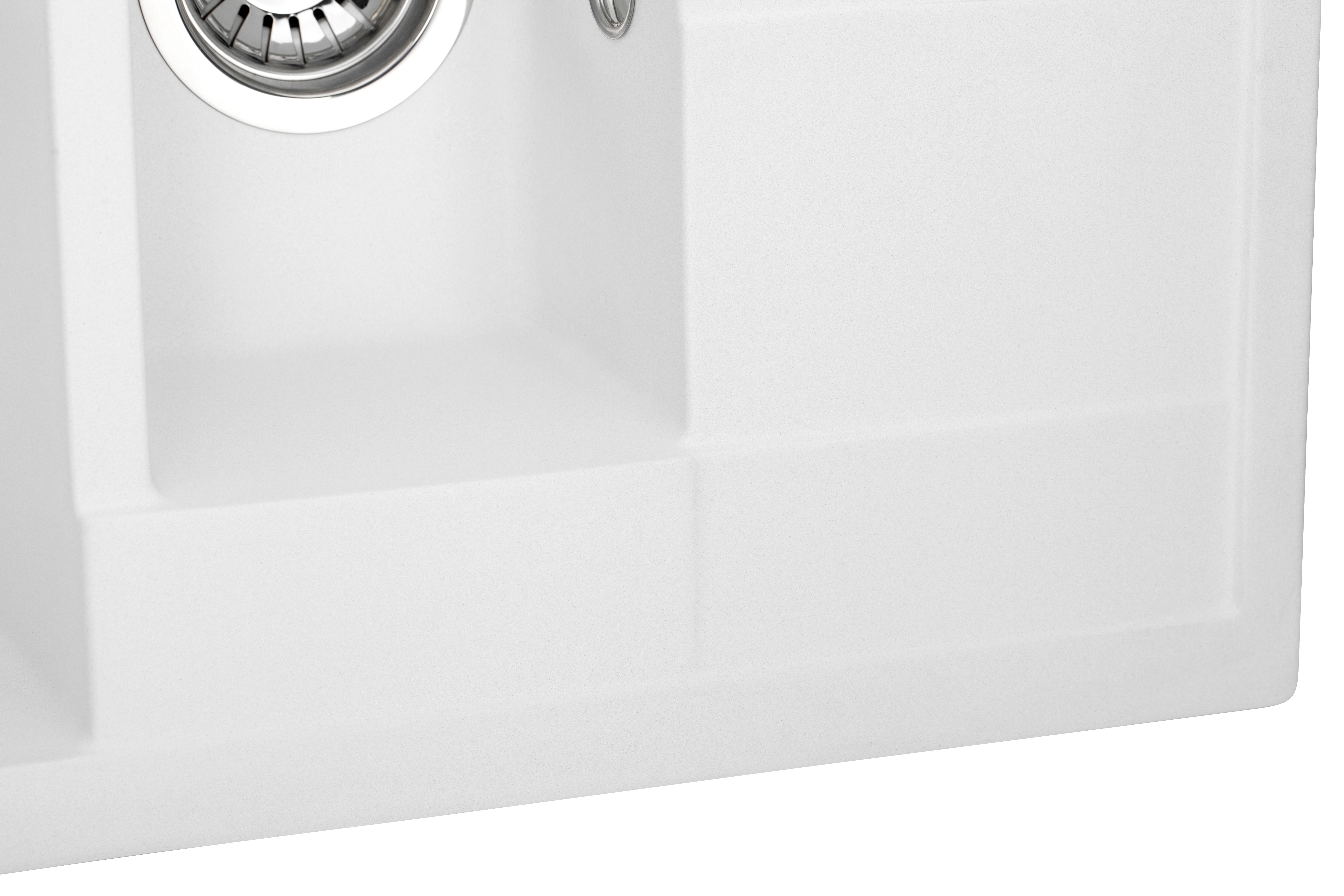 Кухонна мийка Granado Leon White ціна 4590 грн - фотографія 2