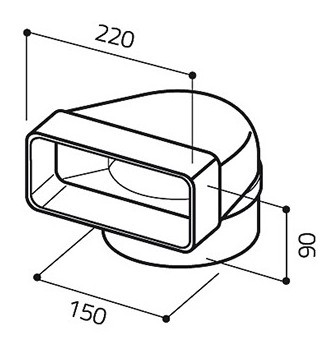 Elica 1053P Габаритные размеры