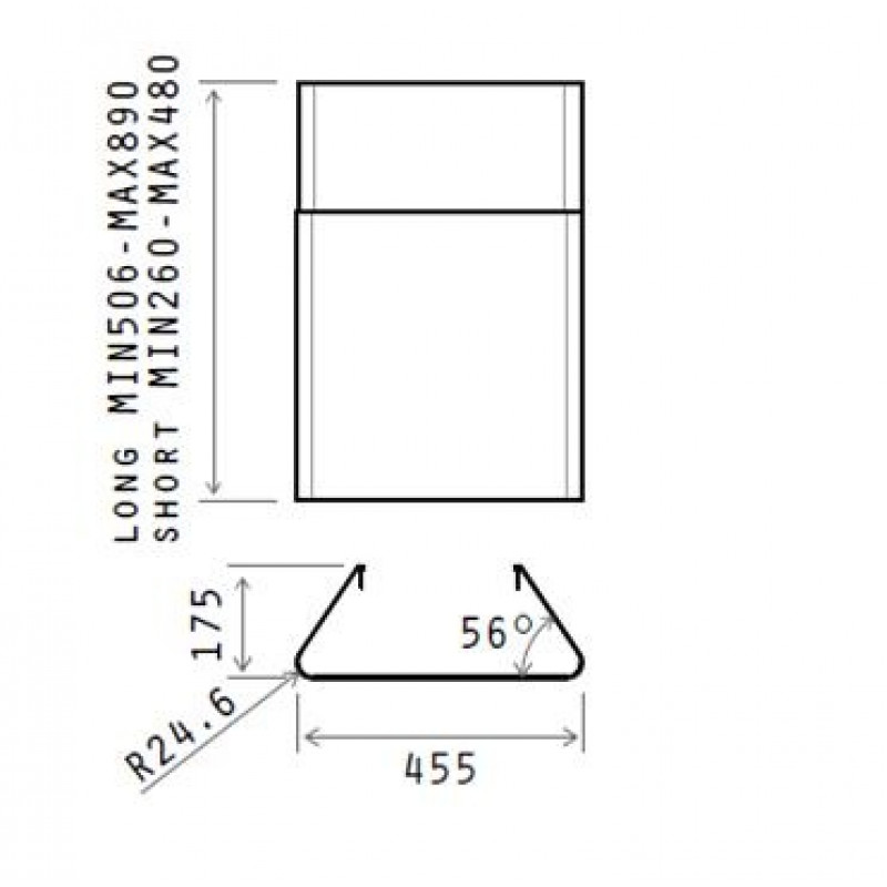 Elica KIT0010439 Габаритні розміри