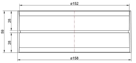 Elica KIT0121003 (d150) Габаритні розміри