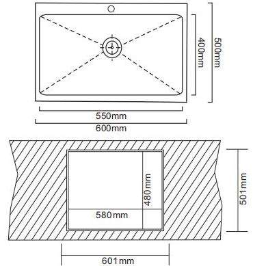 Interline Elegant Sateen Габаритні розміри