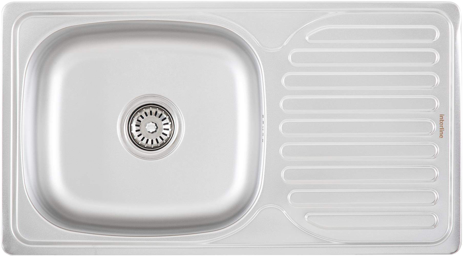 Кухонна мийка довжина 420 мм Interline Vega Slim Sateen