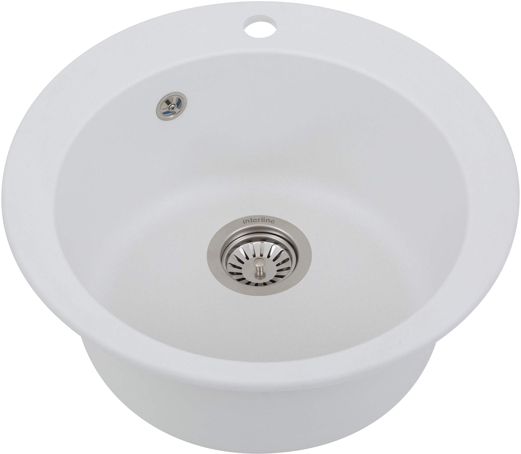 Кухонна мийка Interline Rondo New White ціна 3499 грн - фотографія 2