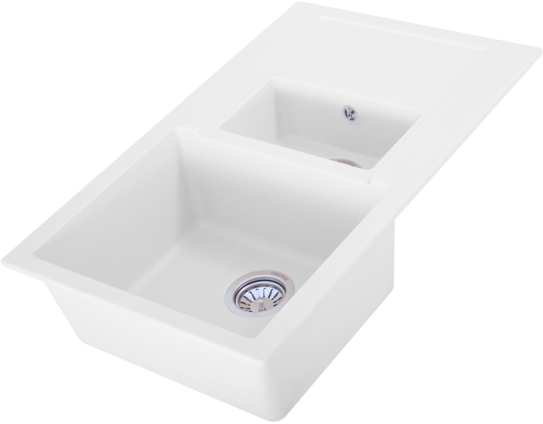 Кухонна мийка Interline Style White ціна 5399 грн - фотографія 2