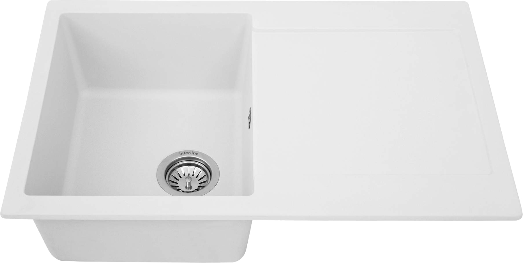 Кухонна мийка Interline Vega White ціна 4799.00 грн - фотографія 2