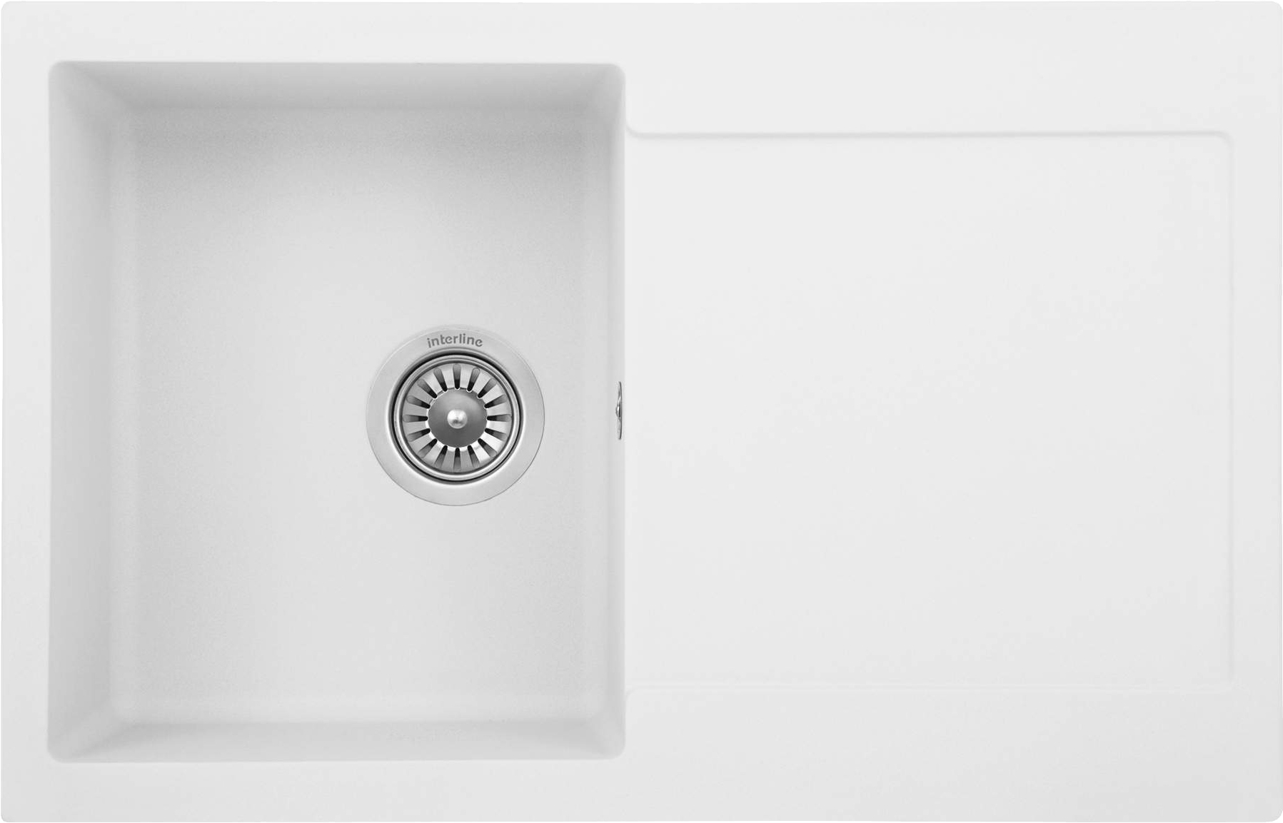 Кухонна мийка Interline Vega White в інтернет-магазині, головне фото