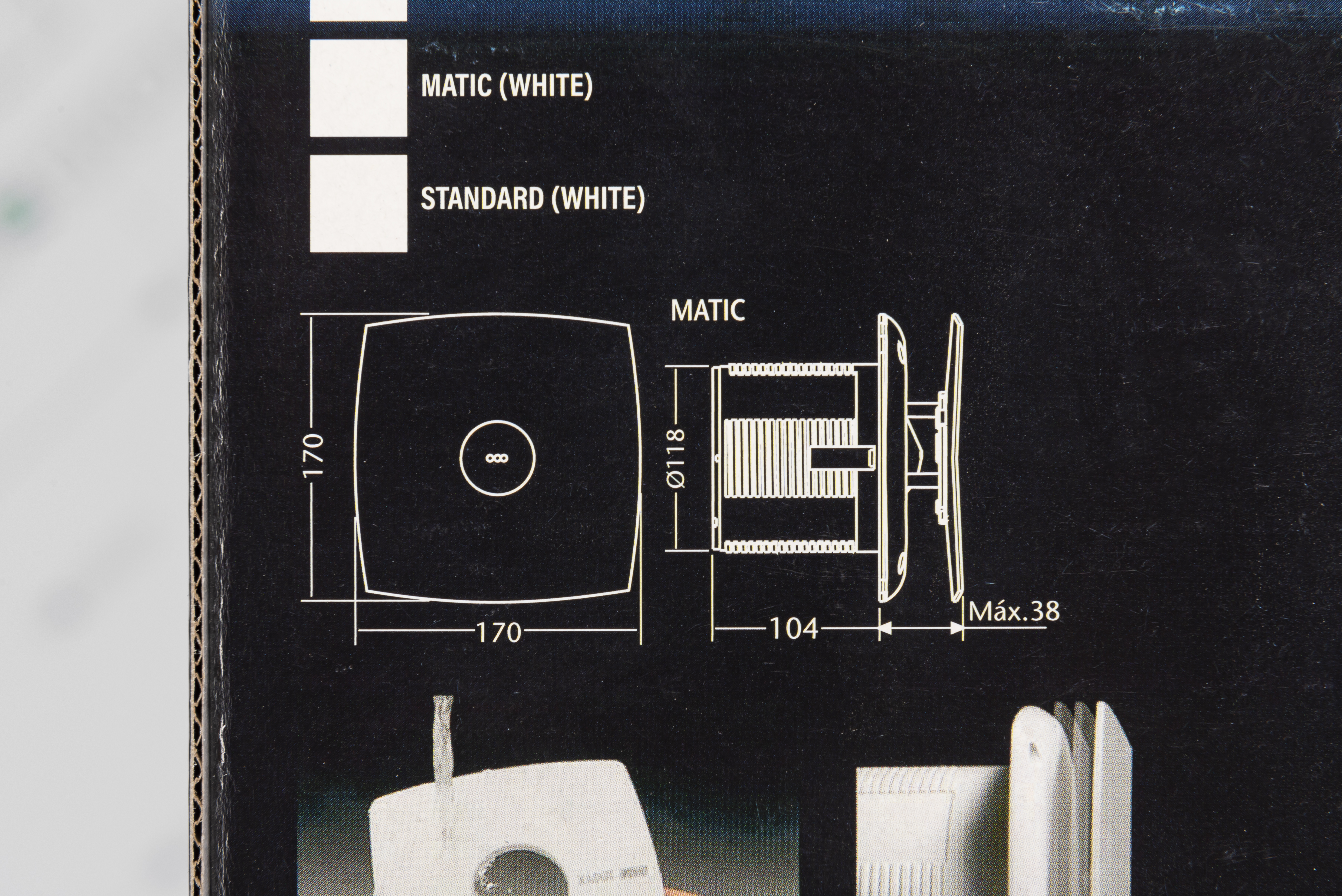 обзор товара Вытяжной вентилятор Cata X-Mart 12 Matic Inox - фотография 12
