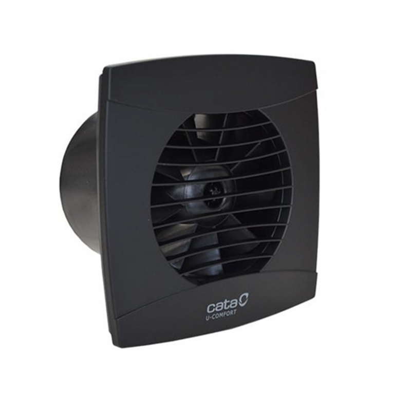 Вентилятор на 3 швидкості Cata UC-10 Hygro Black