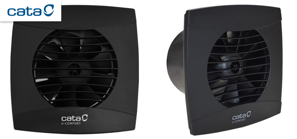 Cata UC-10 STD Black - вытяжной вентилятор для дома