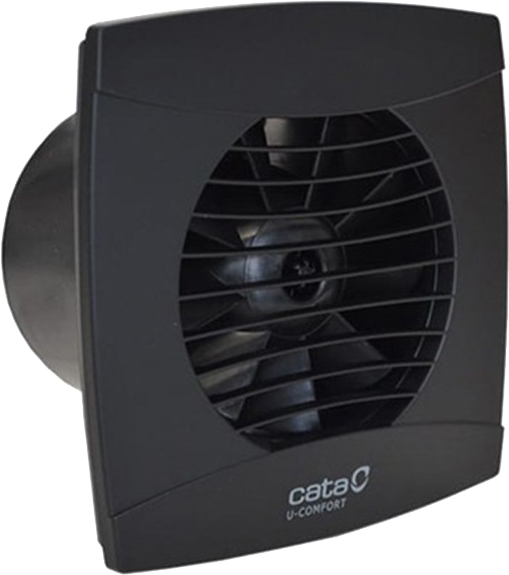 Чорний витяжний вентилятор Cata UC-10 STD Black