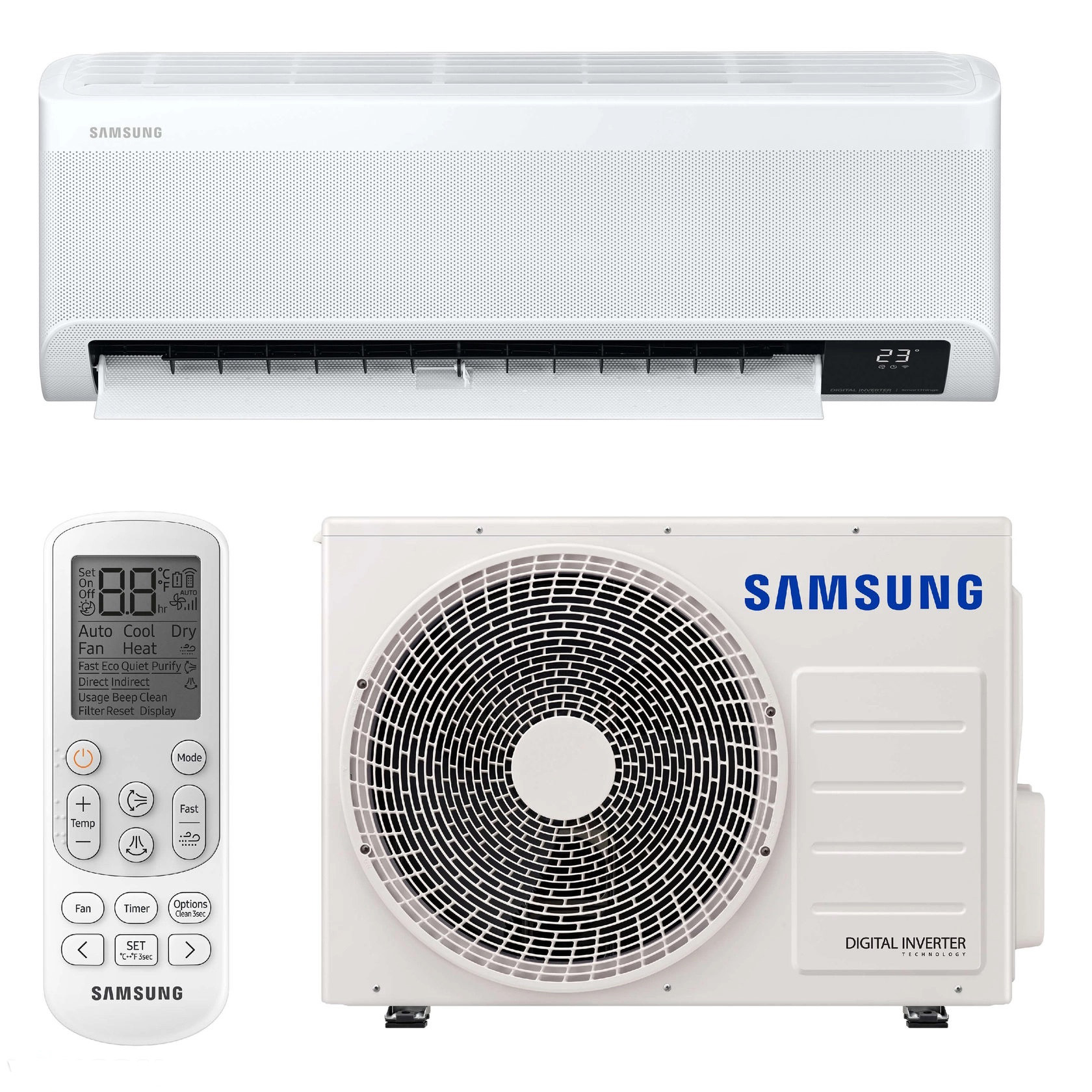 Samsung Geo WindFree WiFi R32 AR12BXFAMWKNUA