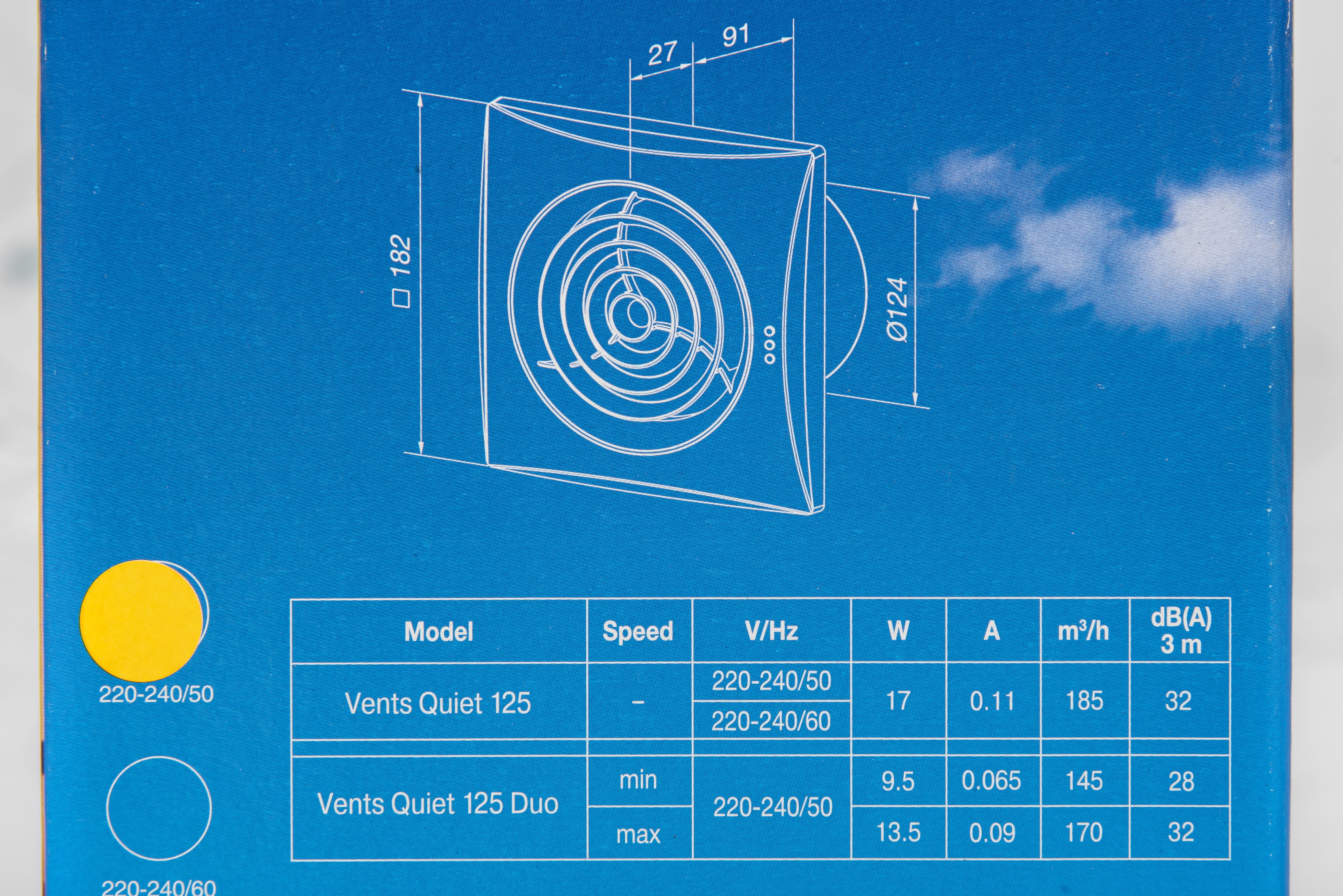 обзор товара Вытяжной вентилятор Вентс 125 Квайт ТН черний - фотография 12