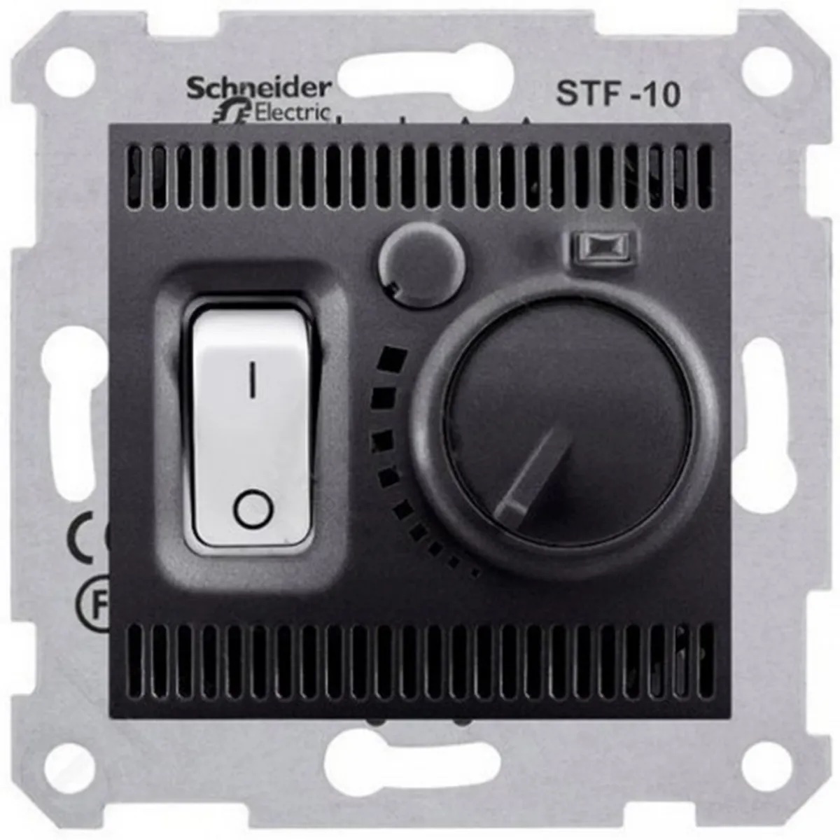 Терморегулятор Schneider Electric Sedna STF-10 графит (SDN6000370)