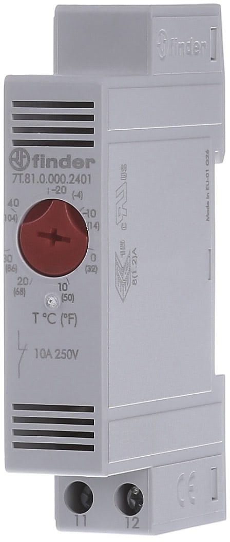 Цена терморегулятор Finder НЗ 10А (7T8100002401) в Житомире