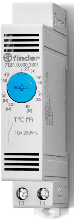 Відгуки терморегулятор Finder НО 10A (7T8100002303) в Україні