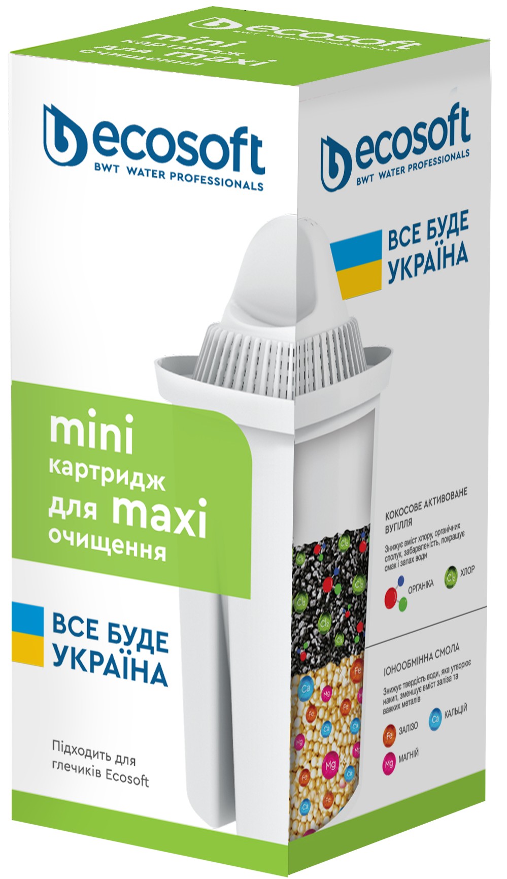 Отзывы картридж для фильтра-кувшина Ecosoft CRVKNECO (улучшенный) в Украине