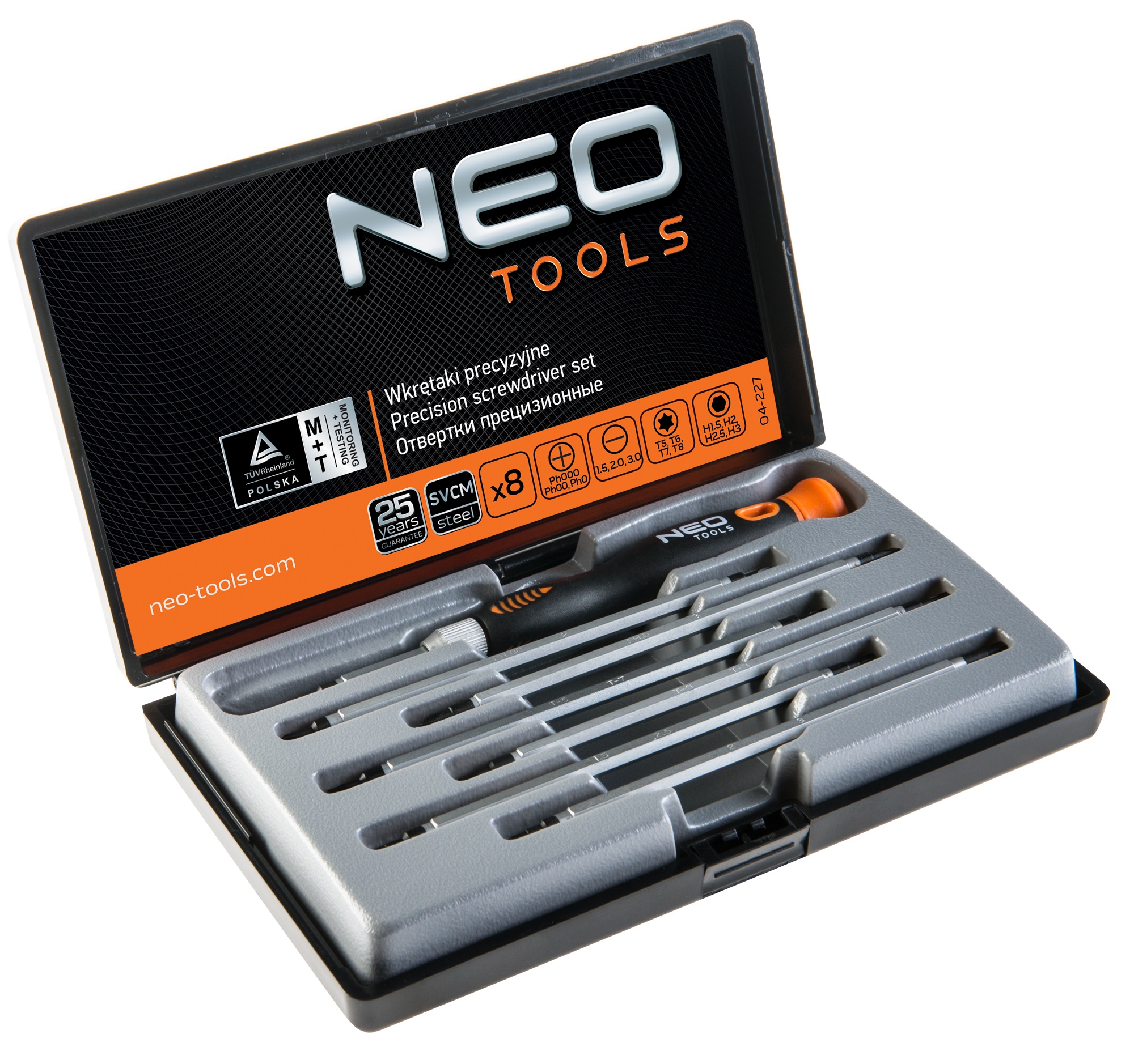 Набор отверток Neo Tools 04-227 цена 1045.00 грн - фотография 2