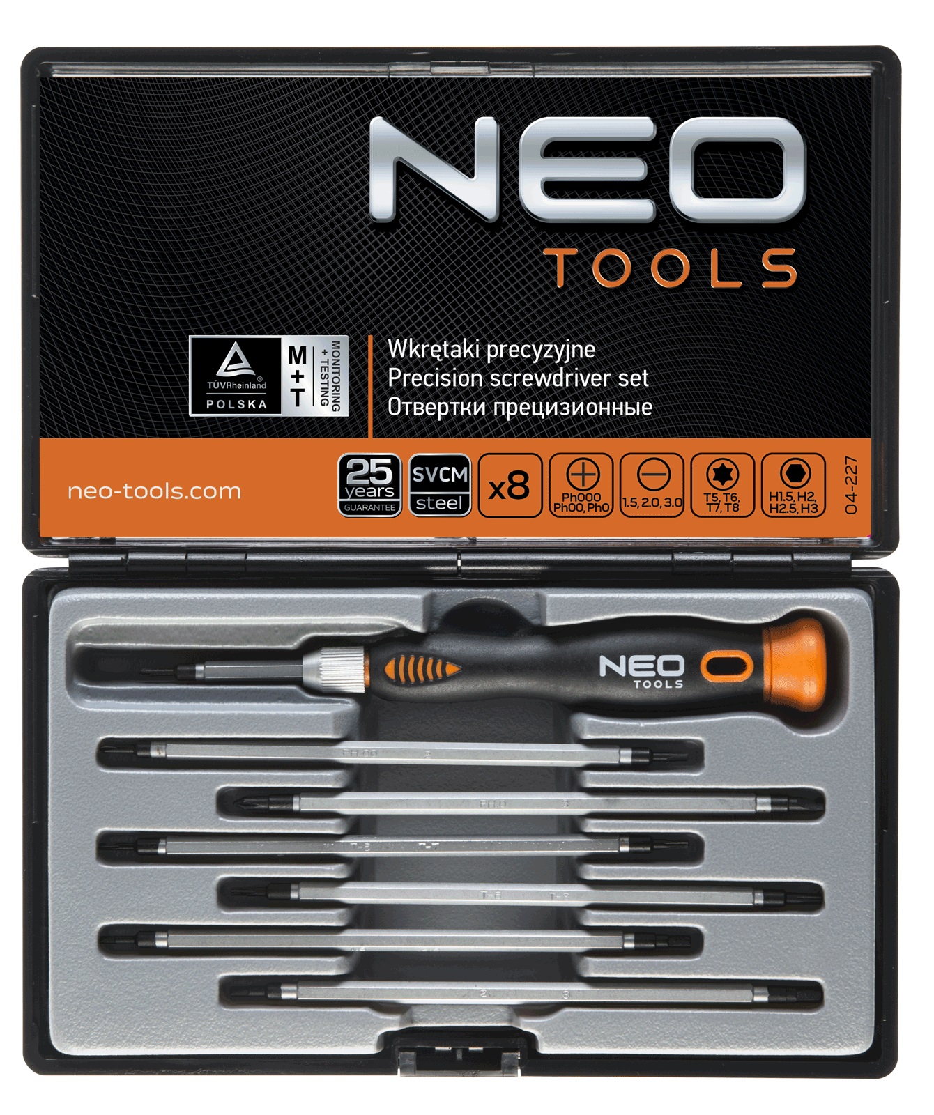 Набір викруток Neo Tools 04-227