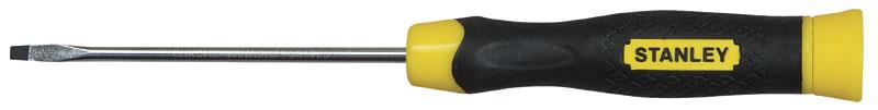 Отвертка Stanley Cushion Grip (-) Sl 3,0 мм 75мм