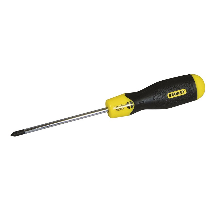 Отвертка Stanley Cushion Grip (+) Ph 0 60мм