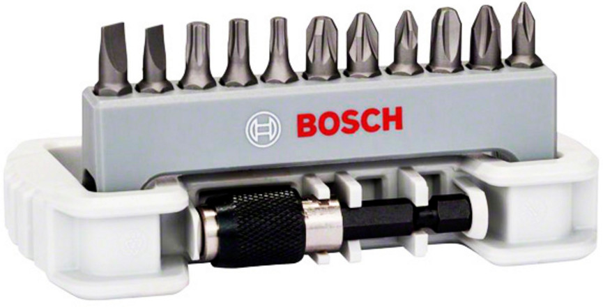 Викруткова насадка (біта) Bosch 11 шт., з утримувачем (2.608.522.130) в інтернет-магазині, головне фото