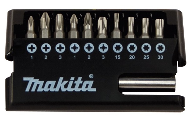 Отверточная насадка (бита) Makita D-30651-12 (11 шт) для шуруповерта (4800)