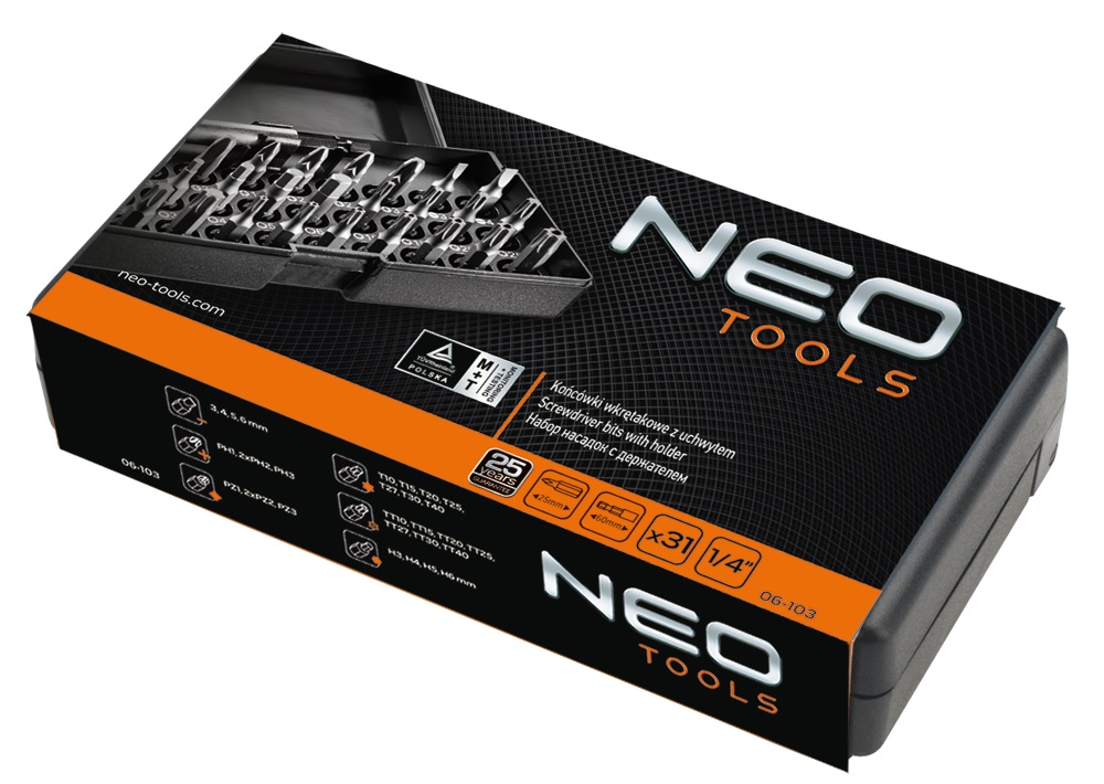 Викруткова насадка (біта) Neo Tools 06-103 ціна 499 грн - фотографія 2