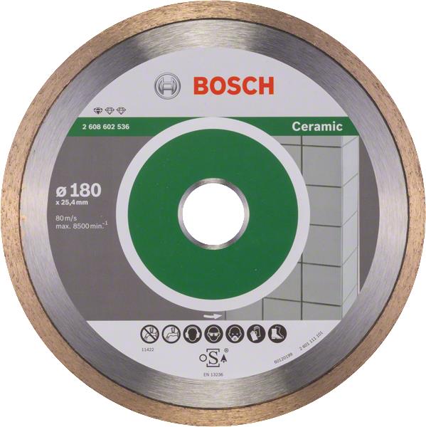 Отрезной диск 180 мм Bosch Standard for Ceramic 180-25.4