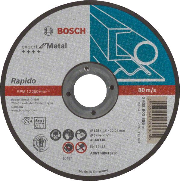 Диск по металлу Bosch Expert 125 х 1мм