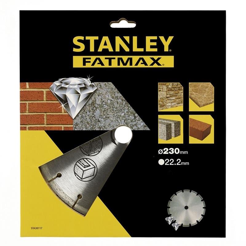 Круг відрізний Stanley 230x22.2 (STA38117) ціна 629.00 грн - фотографія 2