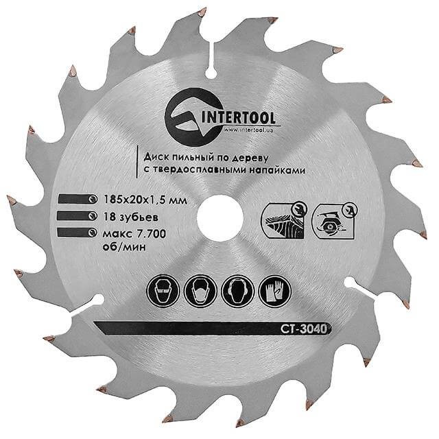 Цена диск пильный Intertool CT-3040 в Луцке