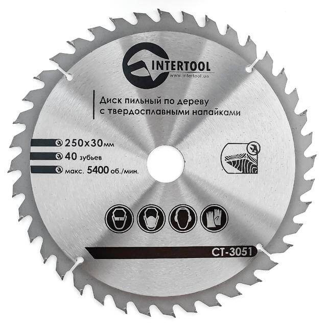 Цена диск пильный Intertool CT-3051 в Днепре