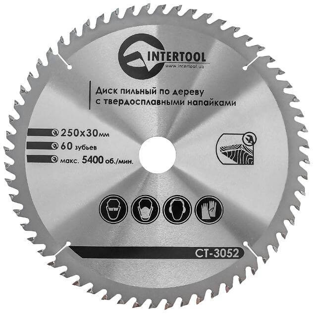 Ціна диск пильний Intertool CT-3052 в Кривому Розі