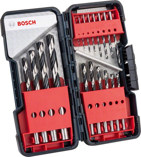 Набір свердел Bosch HSS PointTeQ ToughBox 18 шт.