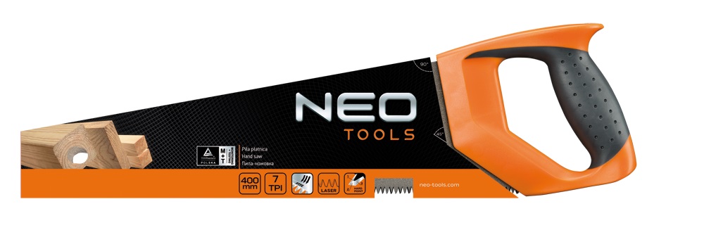 Ножовка по дереву Neo Tools 41-011 400 мм, 7TPI, PTFE (41-011) цена 715.00 грн - фотография 2