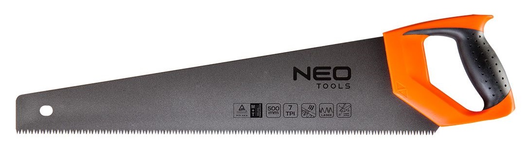 Ножівка по дереву Neo Tools 41-021 500 мм, 7TPI, PTFE (41-021) в Харкові